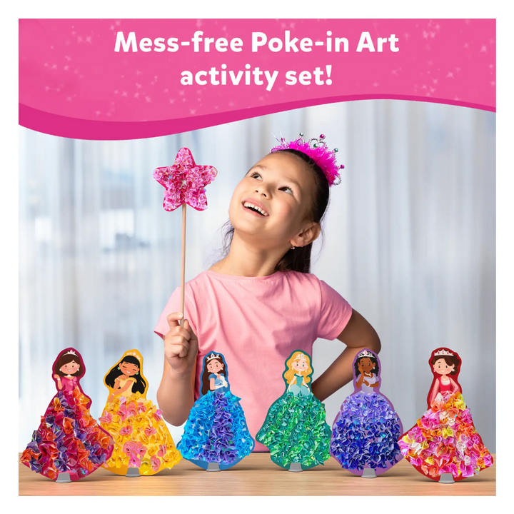 Skillmatics Art &amp; Craft Activity - Poke-in Art Magical Princesses