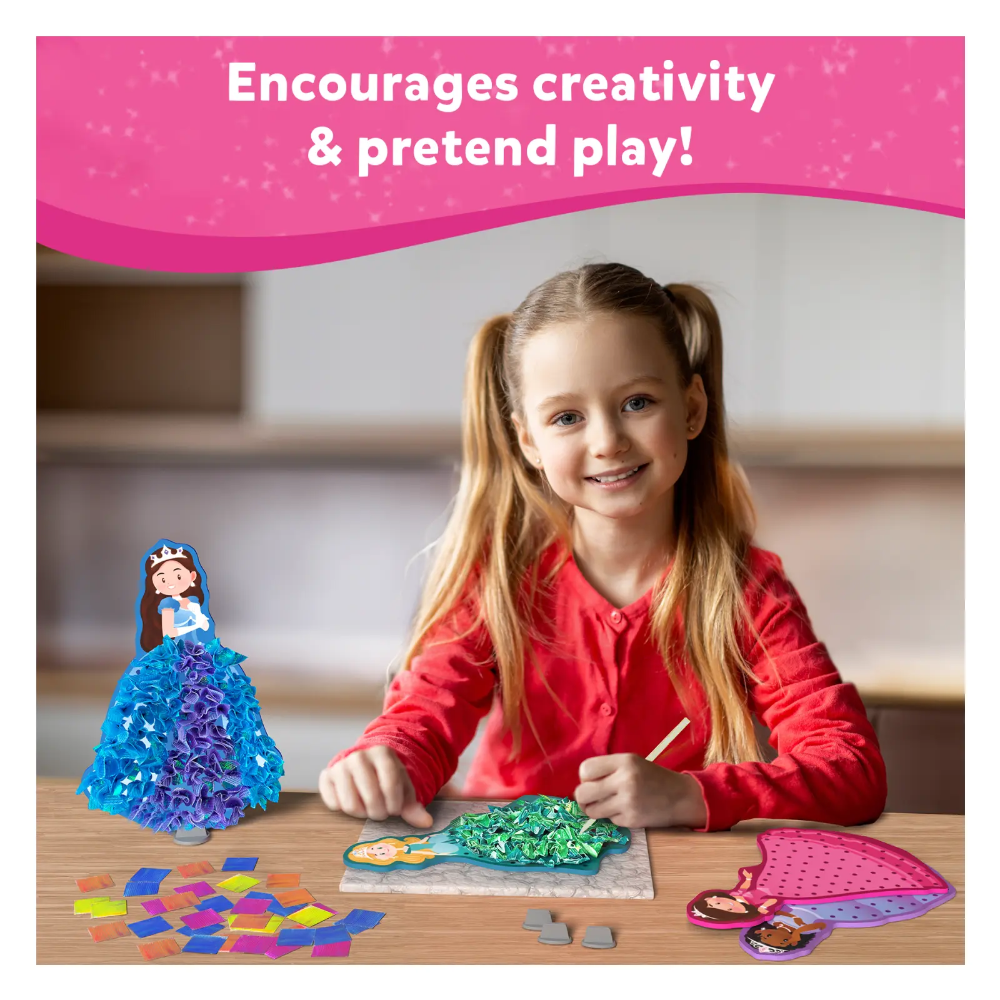 Skillmatics Art & Craft Activity - Poke-in Art Magical Princesses