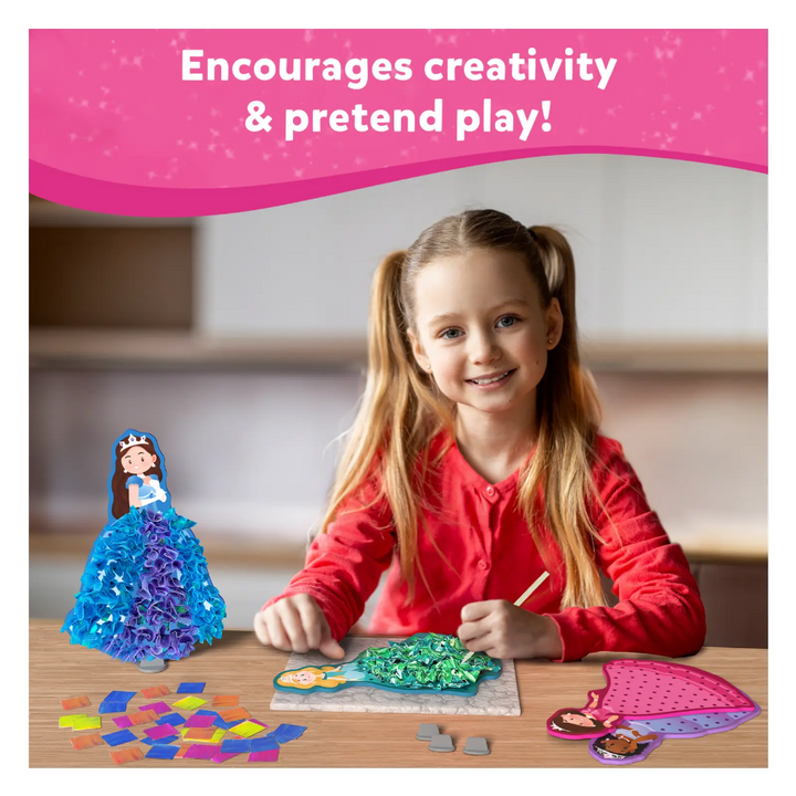 Skillmatics Art &amp; Craft Activity - Poke-in Art Magical Princesses