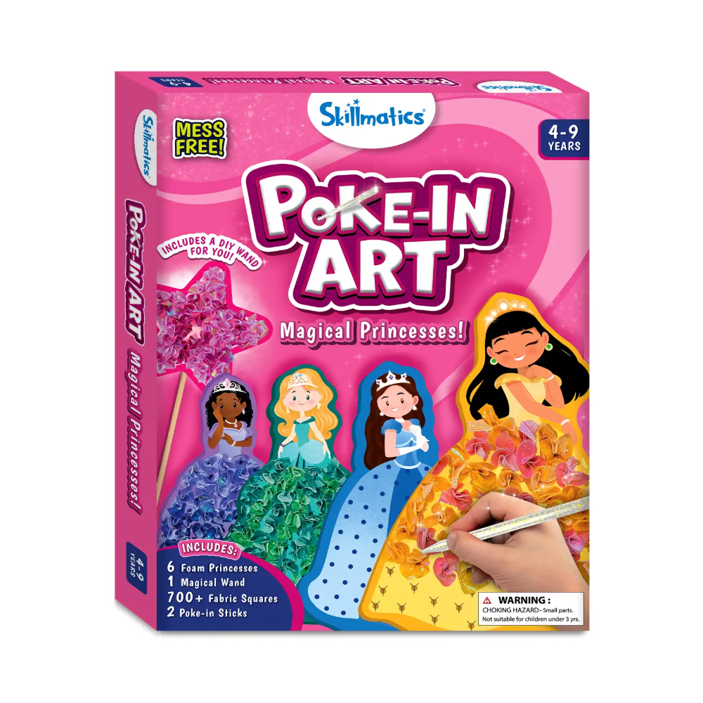 Skillmatics Art &amp; Craft Activity - Poke-in Art Magical Princesses