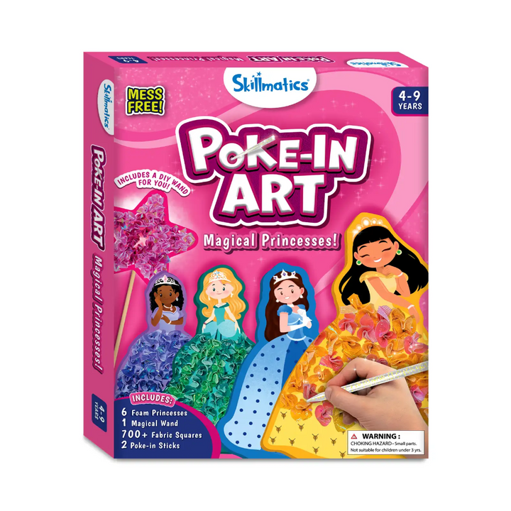 Skillmatics Art &amp; Craft Activity - Poke-in Art Magical Princesses
