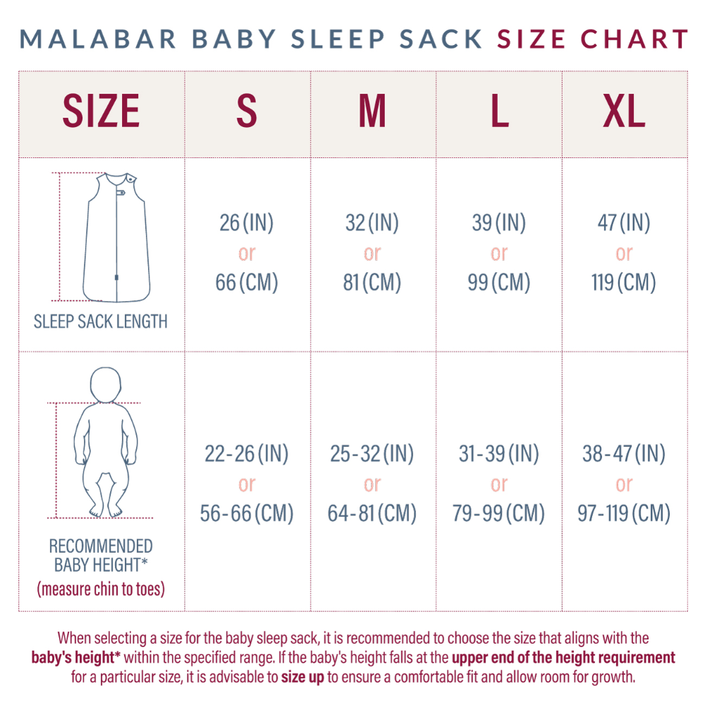 Malabar Baby Erawan Wearable Baby Sleep Sack (Lightweight)