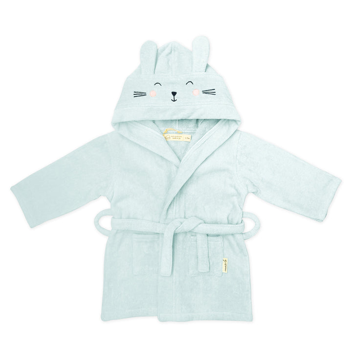 Masilo Hooded Personalised Baby Robe - Bunny