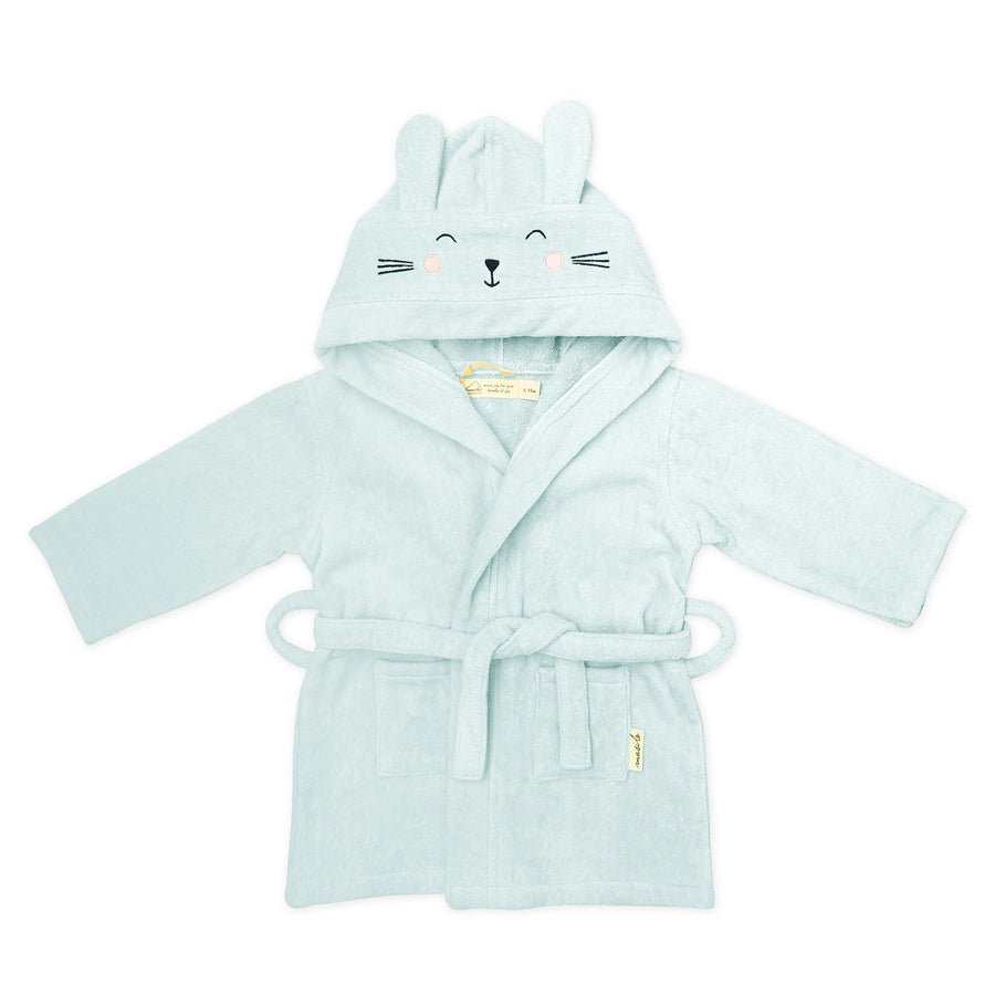 Masilo Hooded Personalised Baby Robe - Bunny