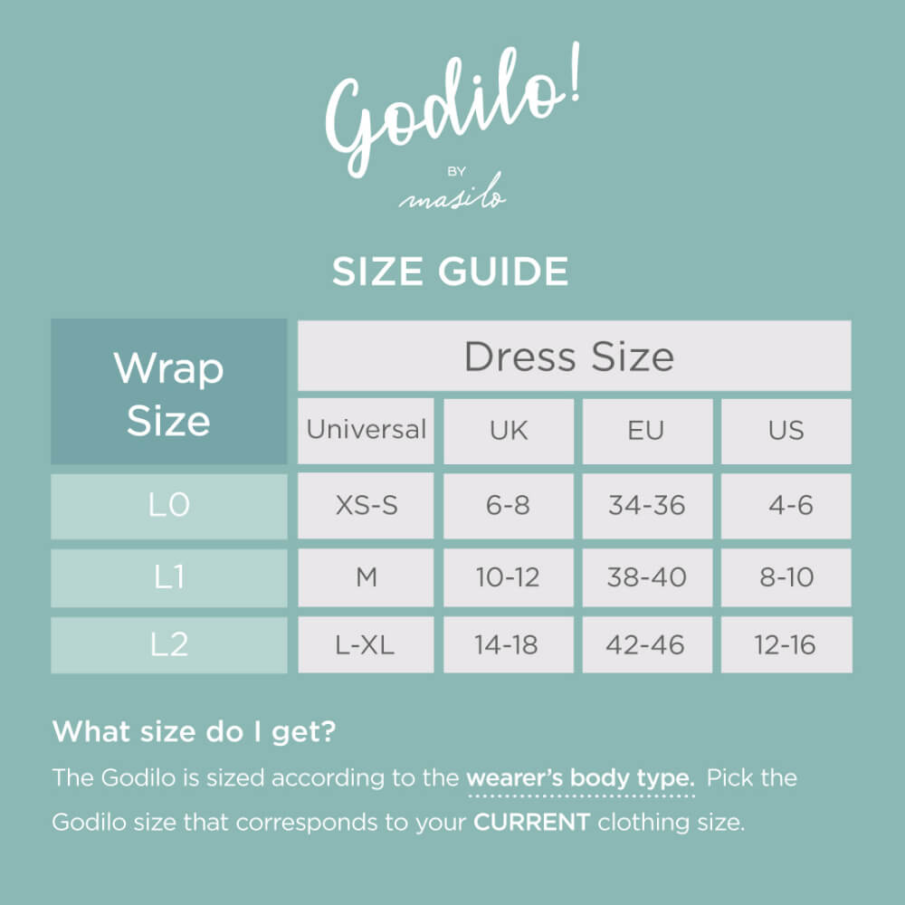 Godilo Ergonomic Organic Cotton Baby Carrier Wrap – Luna
