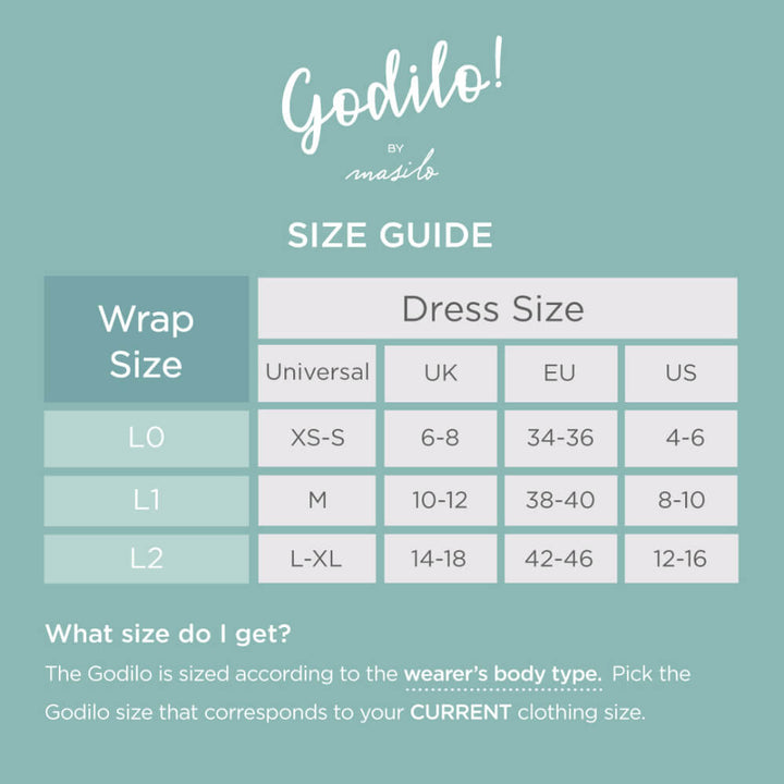 Godilo Ergonomic Organic Cotton Baby Carrier Wrap – Luna