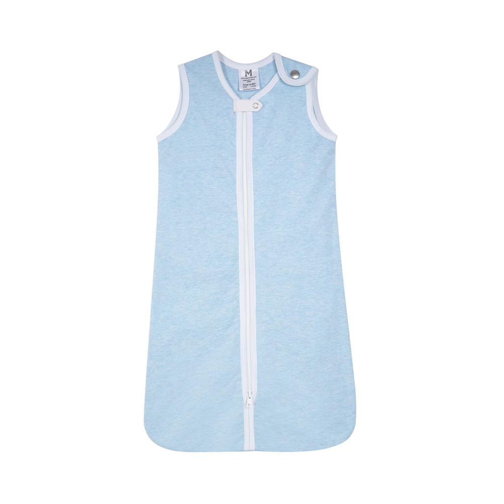 Malabar Baby Melange Wearable Baby Sleep Sack - Sky Blue 0.6 TOG