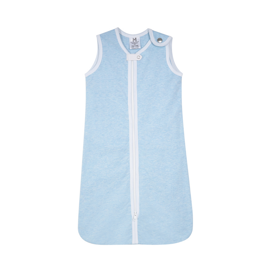 Malabar Baby Melange Wearable Baby Sleep Sack - Sky Blue 0.6 TOG