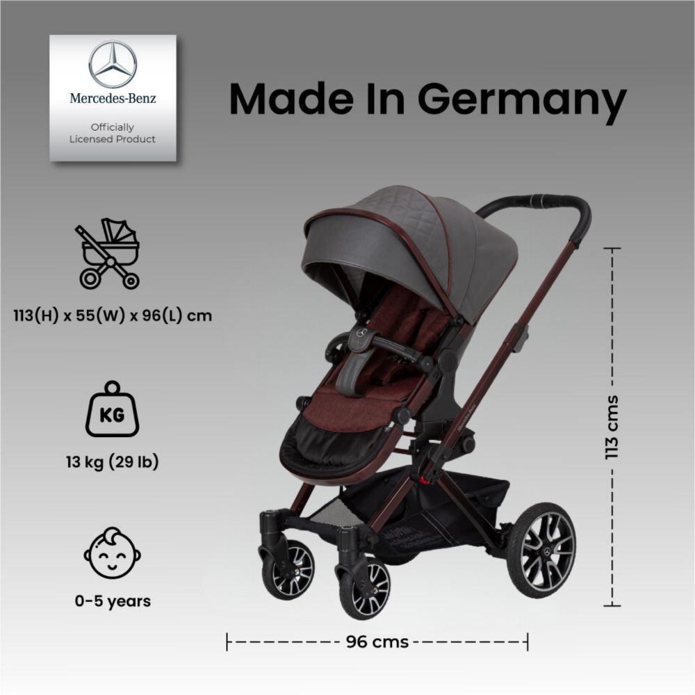 Hartan Mercedes Benz Avantgarde GTX Stroller AllThingsBaby