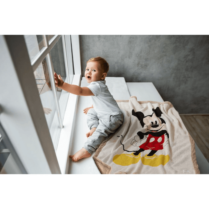 Pluchi Classic Mickey Mouse Disney Cotton Baby Blanket
