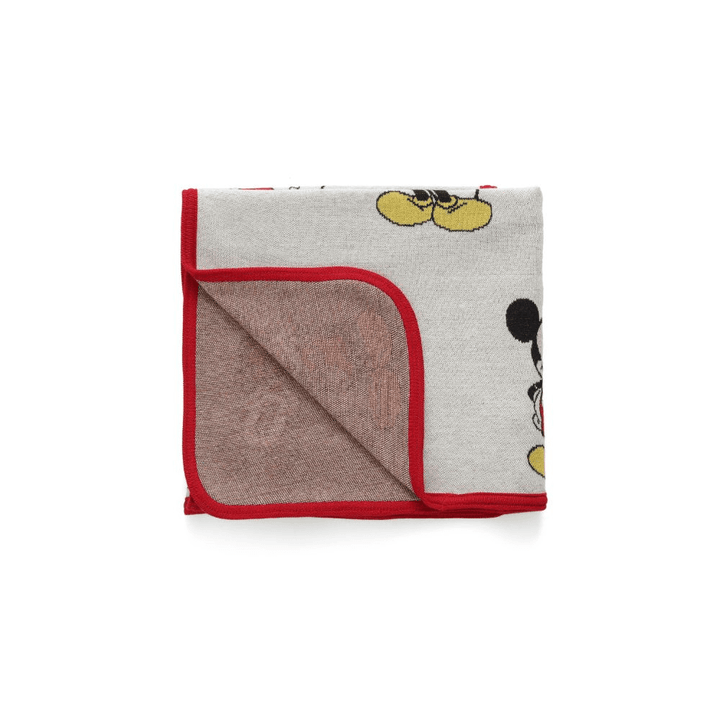 Pluchi I Love Mickey Mouse - Disney Cotton Knitted Baby Blanket