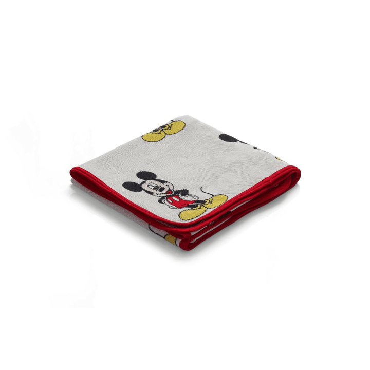 Pluchi I Love Mickey Mouse - Disney Cotton Knitted Baby Blanket