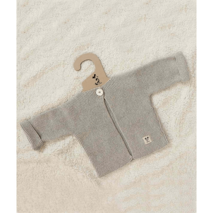 Pluchi Mickey Mouse Cardigan - Vanela Grey Melange