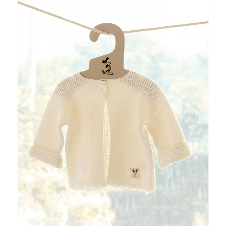Pluchi Mickey Mouse Cardigan - Ivory