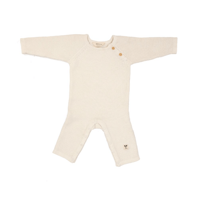 Pluchi Mickey Mouse Romper - Ivory