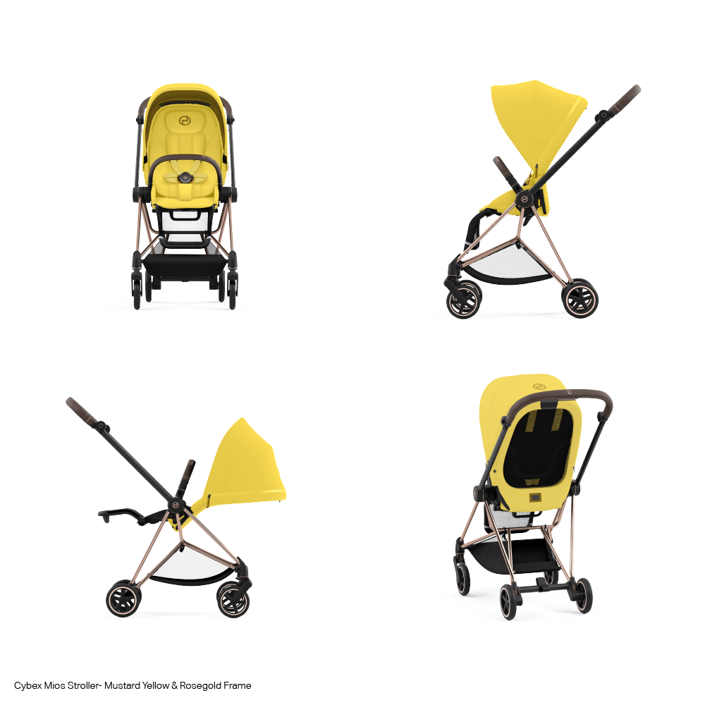 Cybex Mios Newborn-to-Toddler City Stroller (Rose Gold Frame)