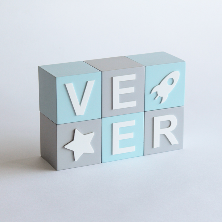 The Tiny Trove Name Block - Modern
