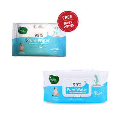 Mother Sparsh 99% Unscented Pure Water Baby Wipes