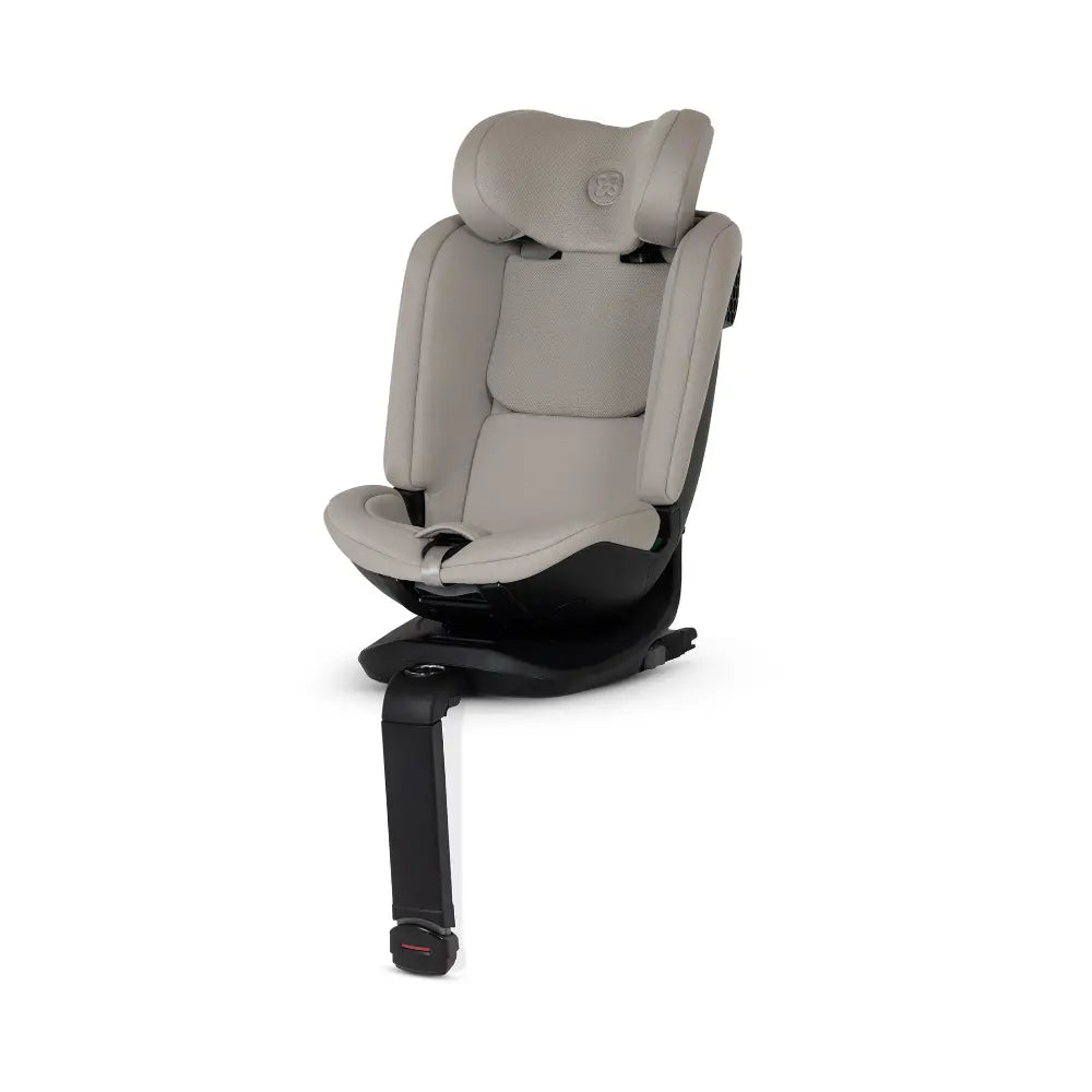 Silver Cross Motion 3 All Size 360° Baby Car Seat|Convertible Car Seat|AirTech Summer Removable &amp; Leakproof Liner|EasyFit Sprung Safety Harness|3 Position Recline|0 M+|Upto 12Y  -  Natural Taupe