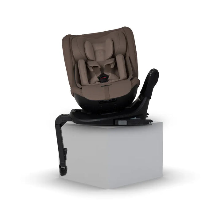 Silver Cross Motion 3 All Size 360° Baby Car Seat|Convertible Car Seat|AirTech Summer Removable &amp; Leakproof Liner|EasyFit Sprung Safety Harness|3 Position Recline|0 M+|Upto 12Y-Timeless - Cocoa