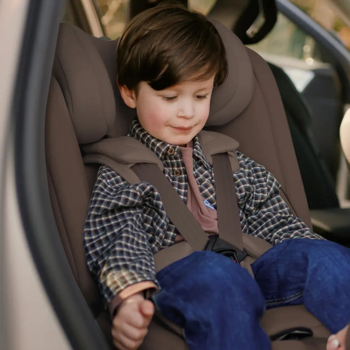 Silver Cross Motion 3 All Size 360° Baby Car Seat|Convertible Car Seat|AirTech Summer Removable &amp; Leakproof Liner|EasyFit Sprung Safety Harness|3 Position Recline|0 M+|Upto 12Y-Timeless - Cocoa
