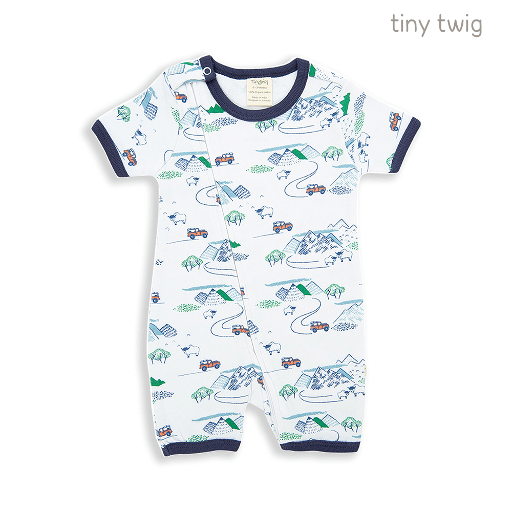 Tiny Twig Zipsuit S/S Mountain Explorer