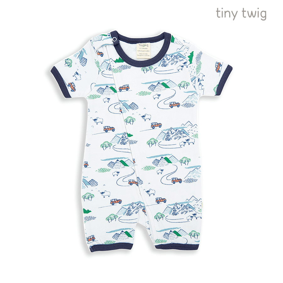 Tiny Twig Zipsuit S/S Mountain Explorer