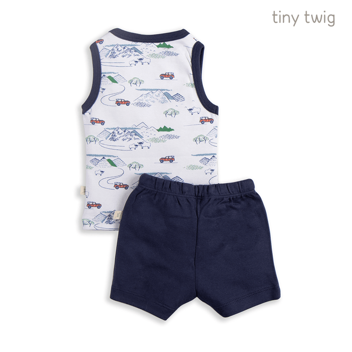 Tiny Twig Singlet Set Mountain Explorer