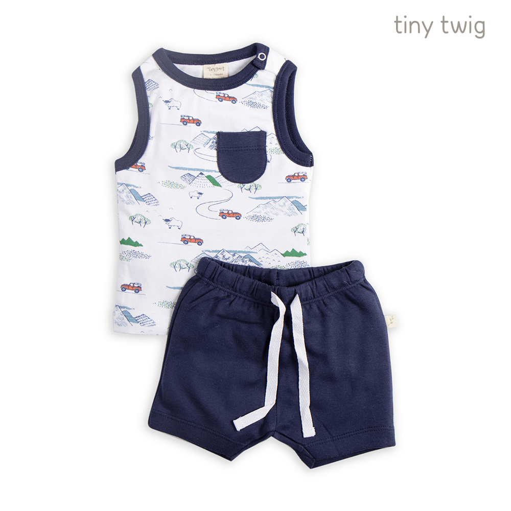 Tiny Twig Singlet Set Mountain Explorer