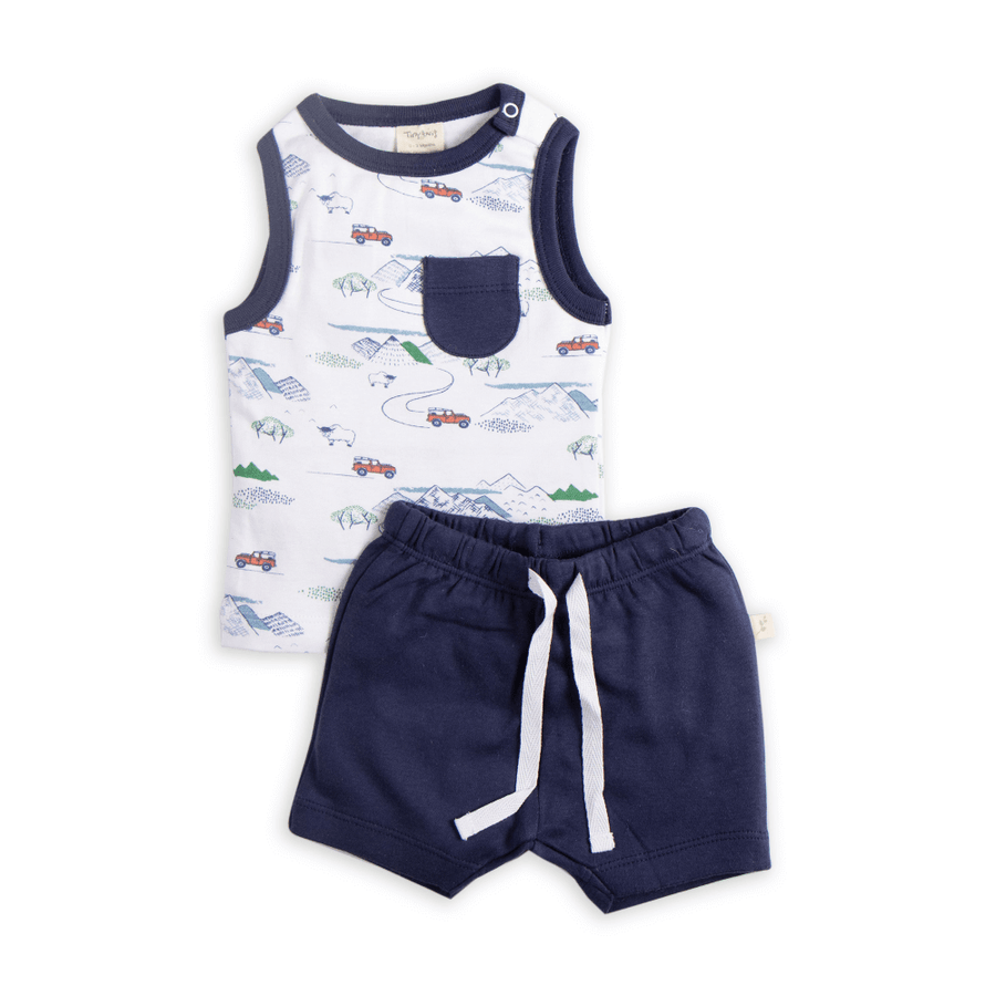 Tiny Twig Singlet Set Mountain Explorer