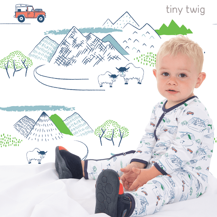 Tiny Twig Snapsuit Mountain Explorer