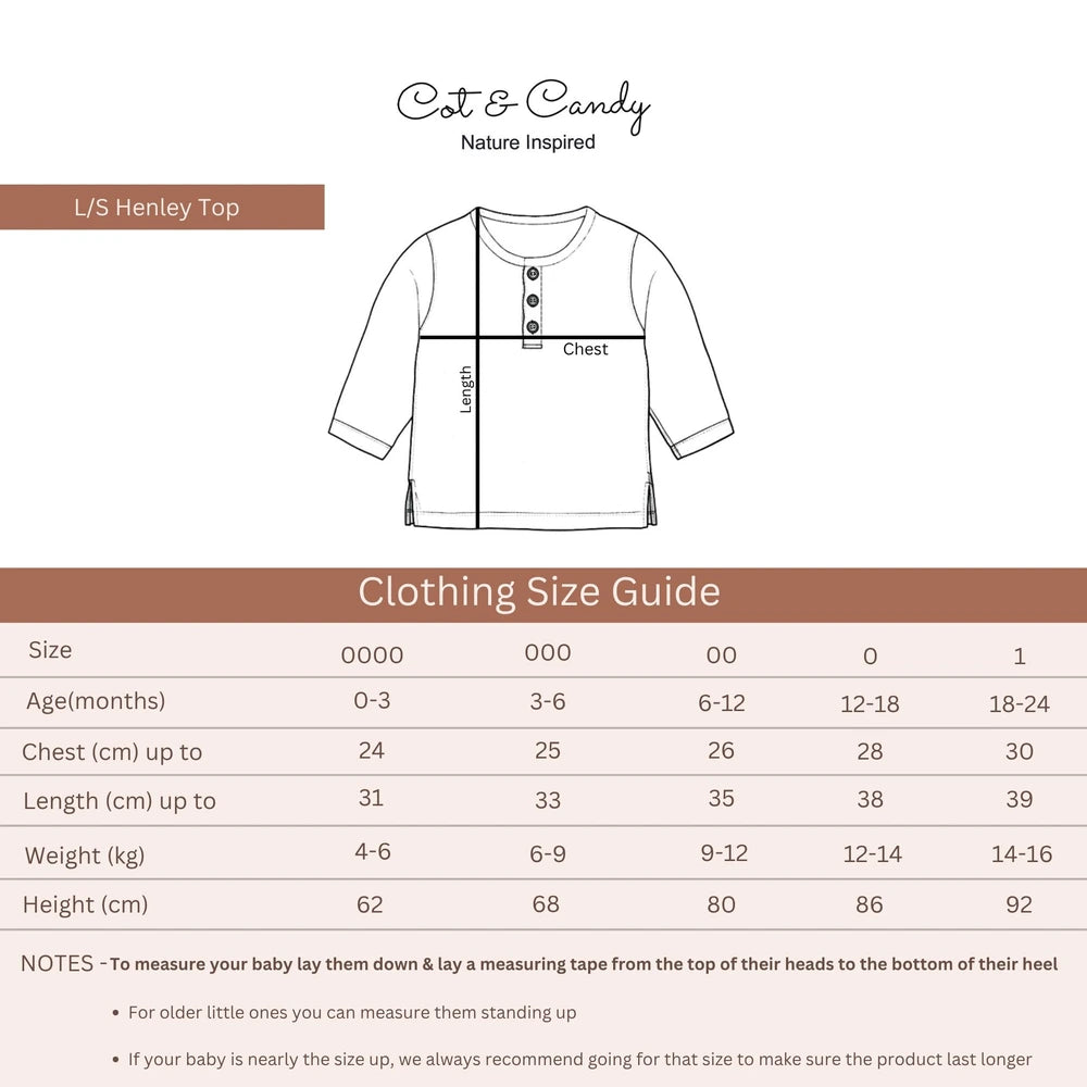 Cot &amp; Candy Baby Organic Muslin Long Sleeve Lounge Set - Denim