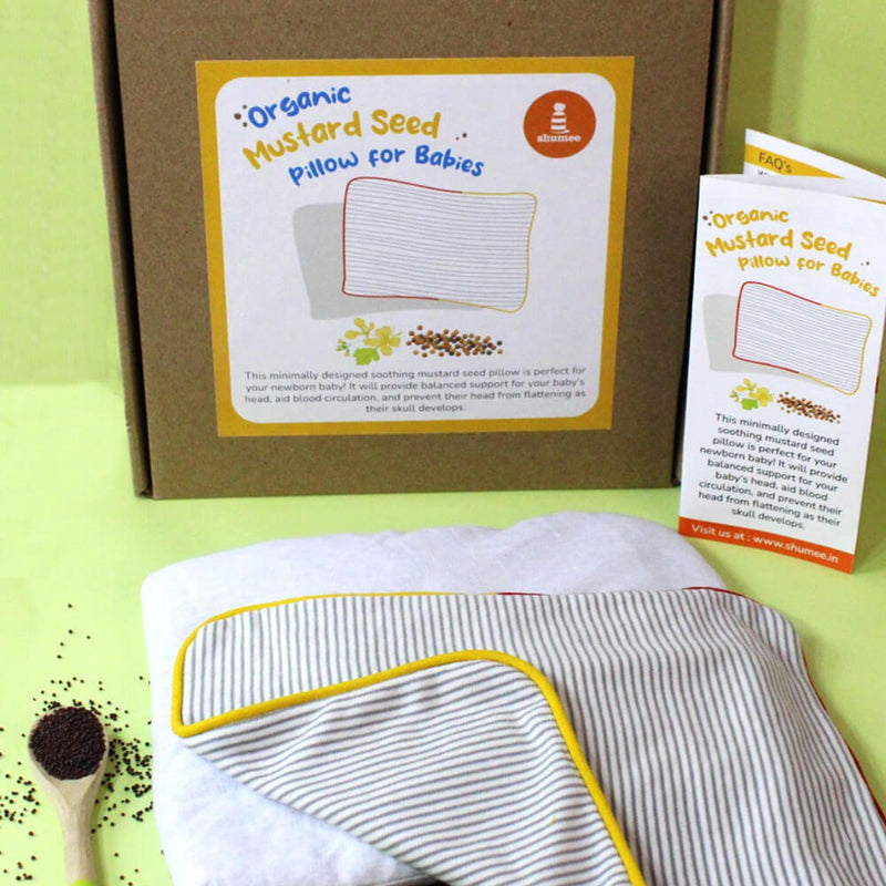 Organic Mustard Seed Pillow for Babies