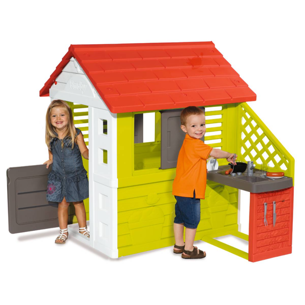 Smoby Nature Playhouse + Kitchen