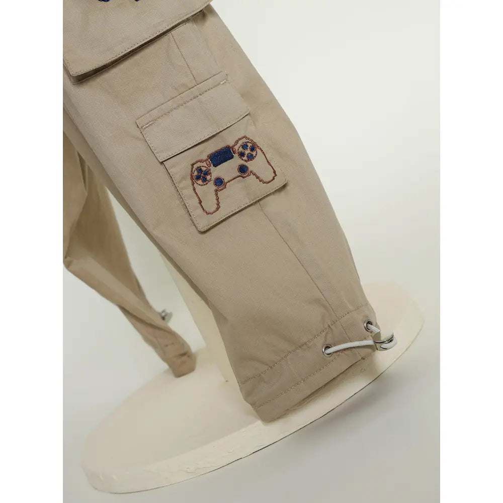 The Baby Trunk Unisex Minecraft Cargo Pants - Brown