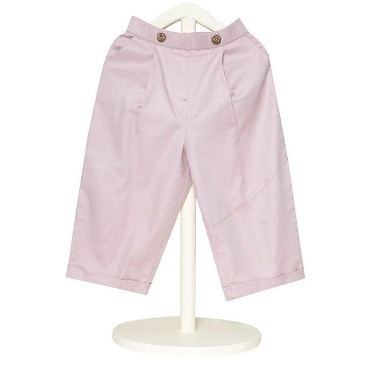 The Baby Trunk Unisex Comfy Solid Pants - Pink