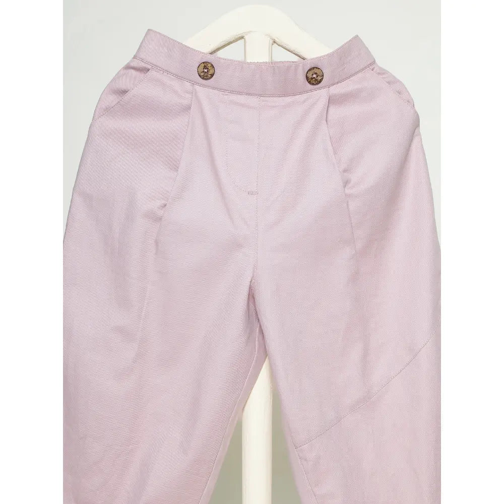 The Baby Trunk Unisex Comfy Solid Pants - Pink