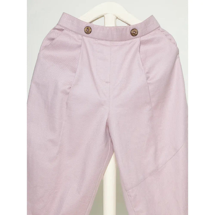 The Baby Trunk Unisex Comfy Solid Pants - Pink