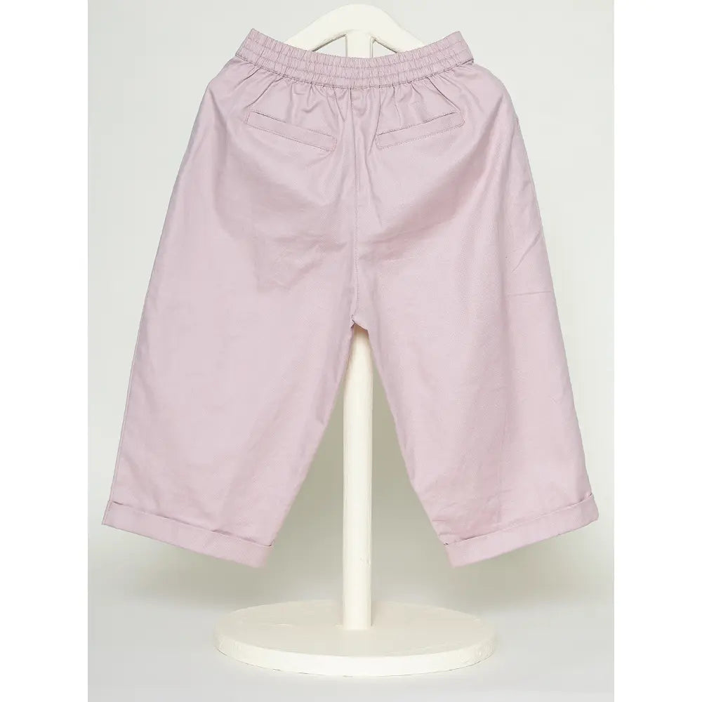 The Baby Trunk Unisex Comfy Solid Pants - Pink