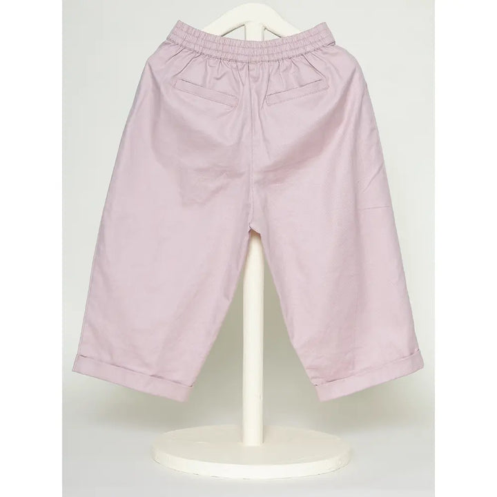 The Baby Trunk Unisex Comfy Solid Pants - Pink