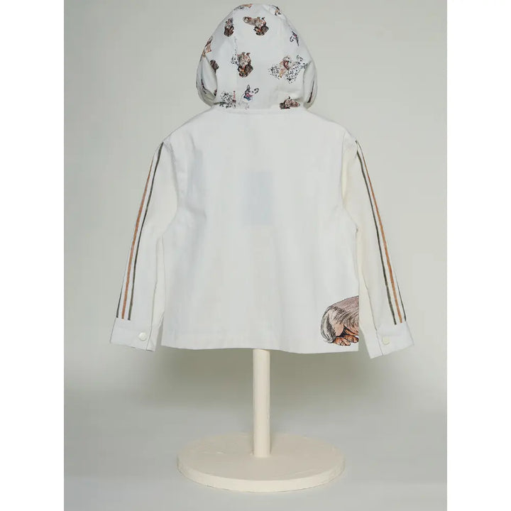 The Baby Trunk Unisex Friendly Dog Printed Shacket
