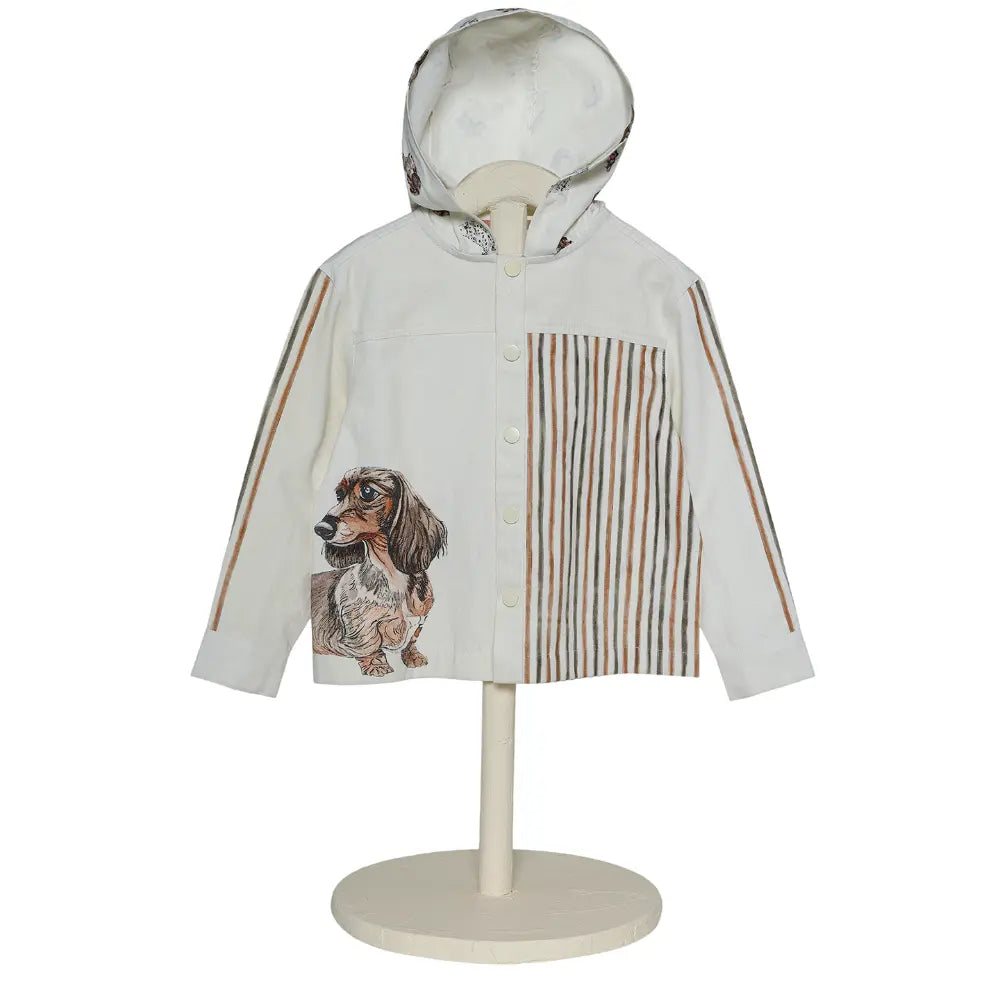 The Baby Trunk Unisex Friendly Dog Printed Shacket