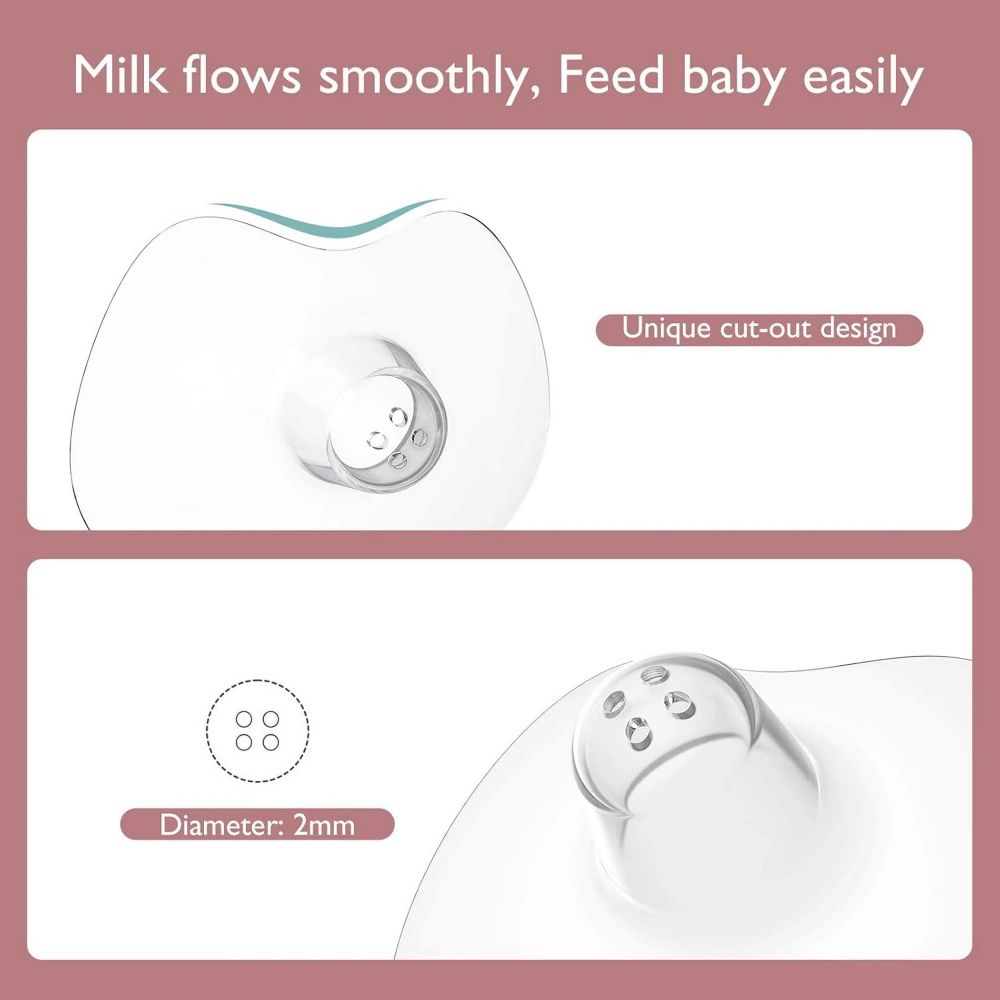 Momcozy Breastfeeding Access Nipple Shields - Transparent