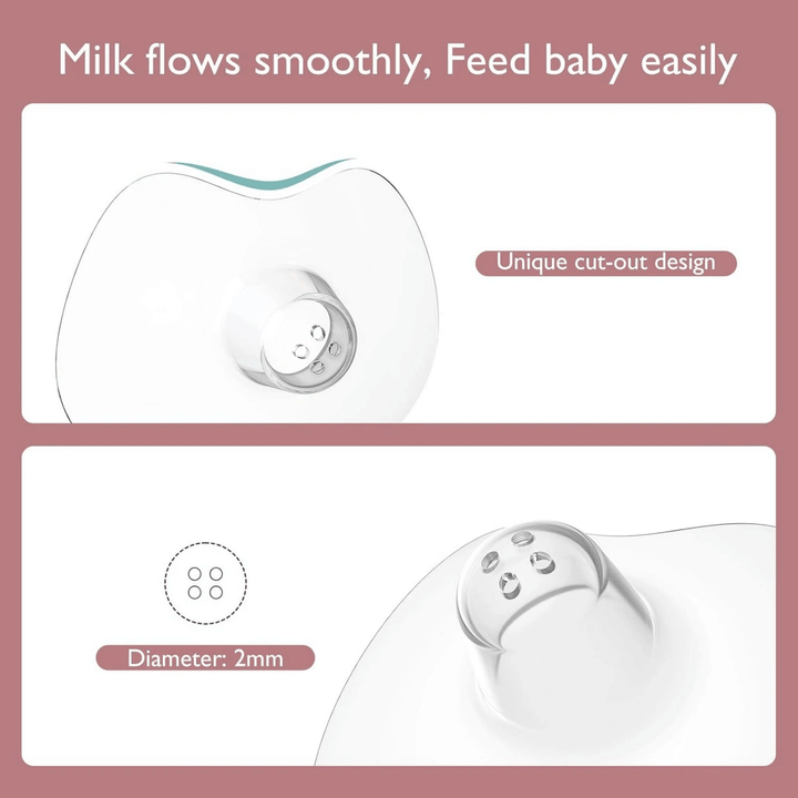Momcozy Breastfeeding Access Nipple Shields - Transparent