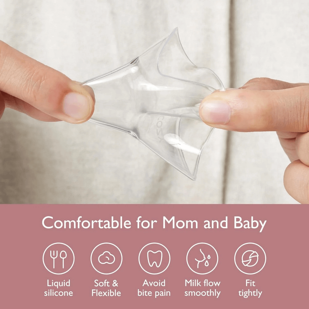Momcozy Breastfeeding Access Nipple Shields - Transparent