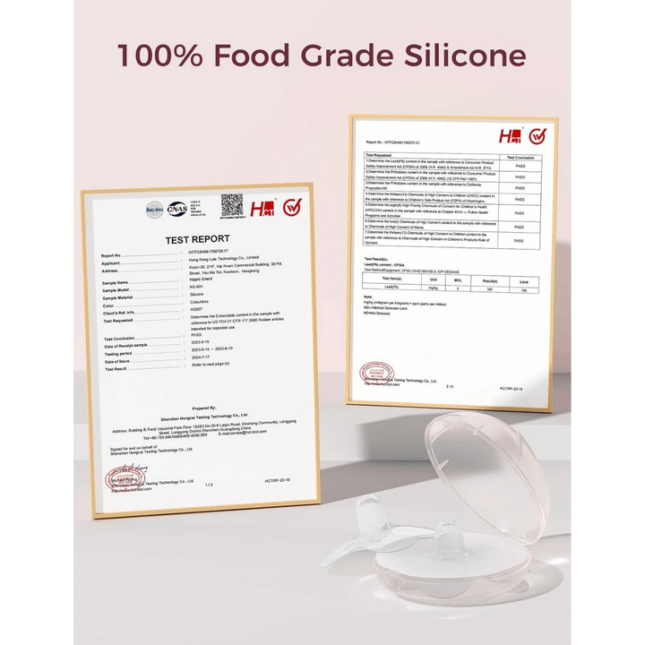 Momcozy Breastfeeding Access Nipple Shields - Transparent