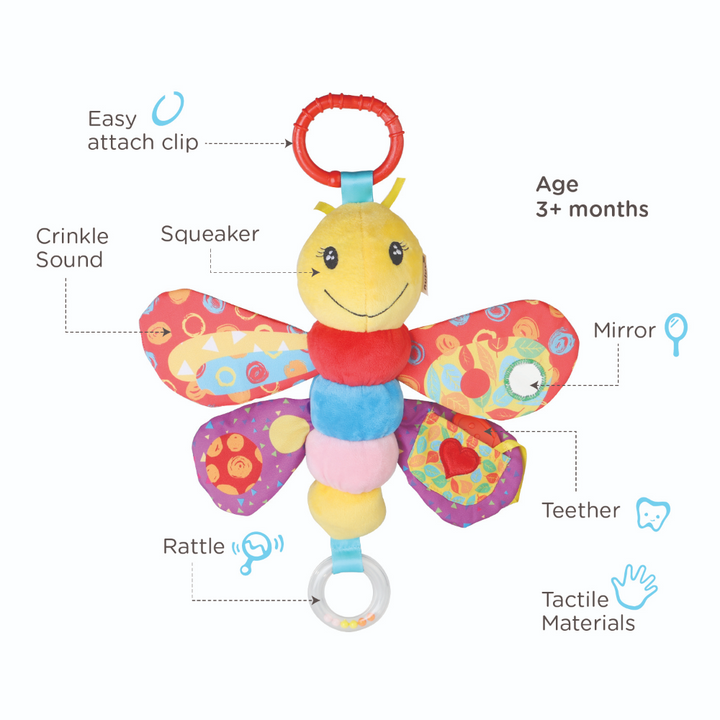 Nuluv Playtime Butterfly Teether