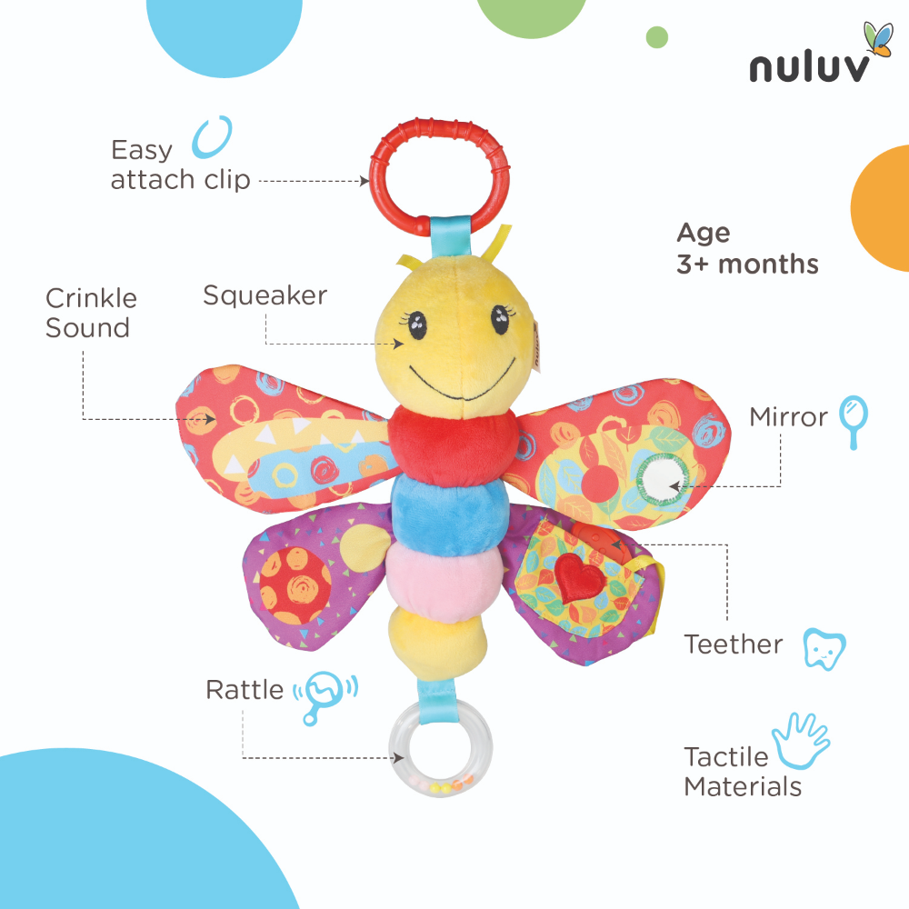 Nuluv Playtime Butterfly Teether
