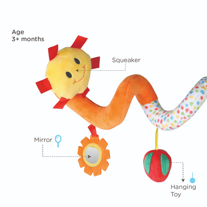 Nuluv Playtime Fruits Spiral Rattle