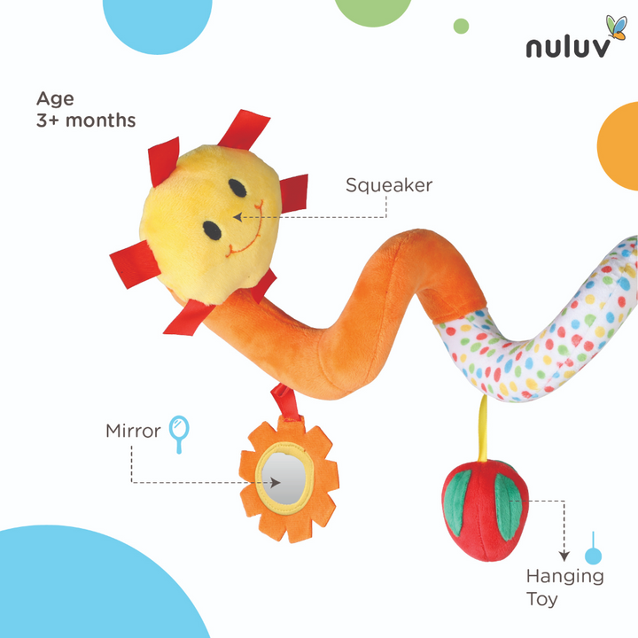 Nuluv Playtime Fruits Spiral Rattle